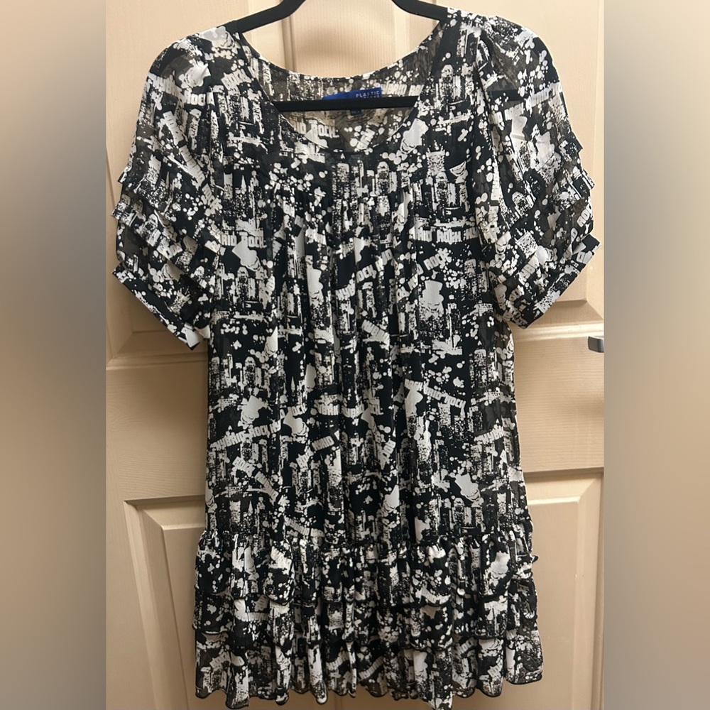 Plastic Island Korean Brand “Hybrid Rock” Grunge Dress